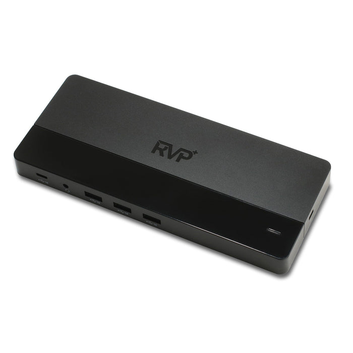 RVP+ Dual Monitor USB C Hub (USB C Dock) with Dual 4K DisplayPort, 2X USB 2.0, Ethernet, and 100W Charging - Thunderbolt 4 / USB4 / Thunderbolt 3 Port - (RVP-022818)