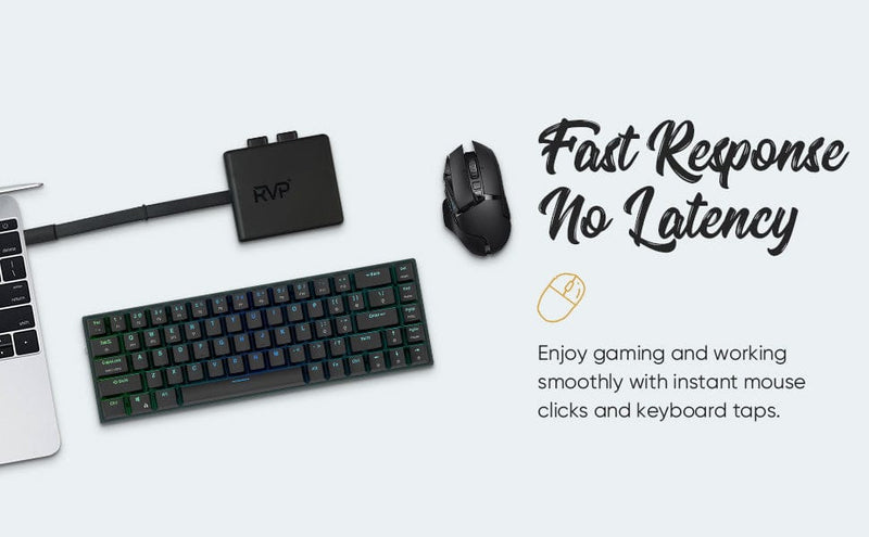 RVP+ Docking Station Dual Monitor, 100W Laptop-Charging, DisplayPort Multi-Stream Transport (MST), Ethernet, Compatible with Thunderbolt 3 Laptop (RVP-601)