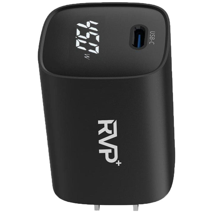 RVP+ 45W USB-C Wall Charger – Multi-Voltage Fast Charging Power Adapter for Phones, Laptops & Tablets – Black